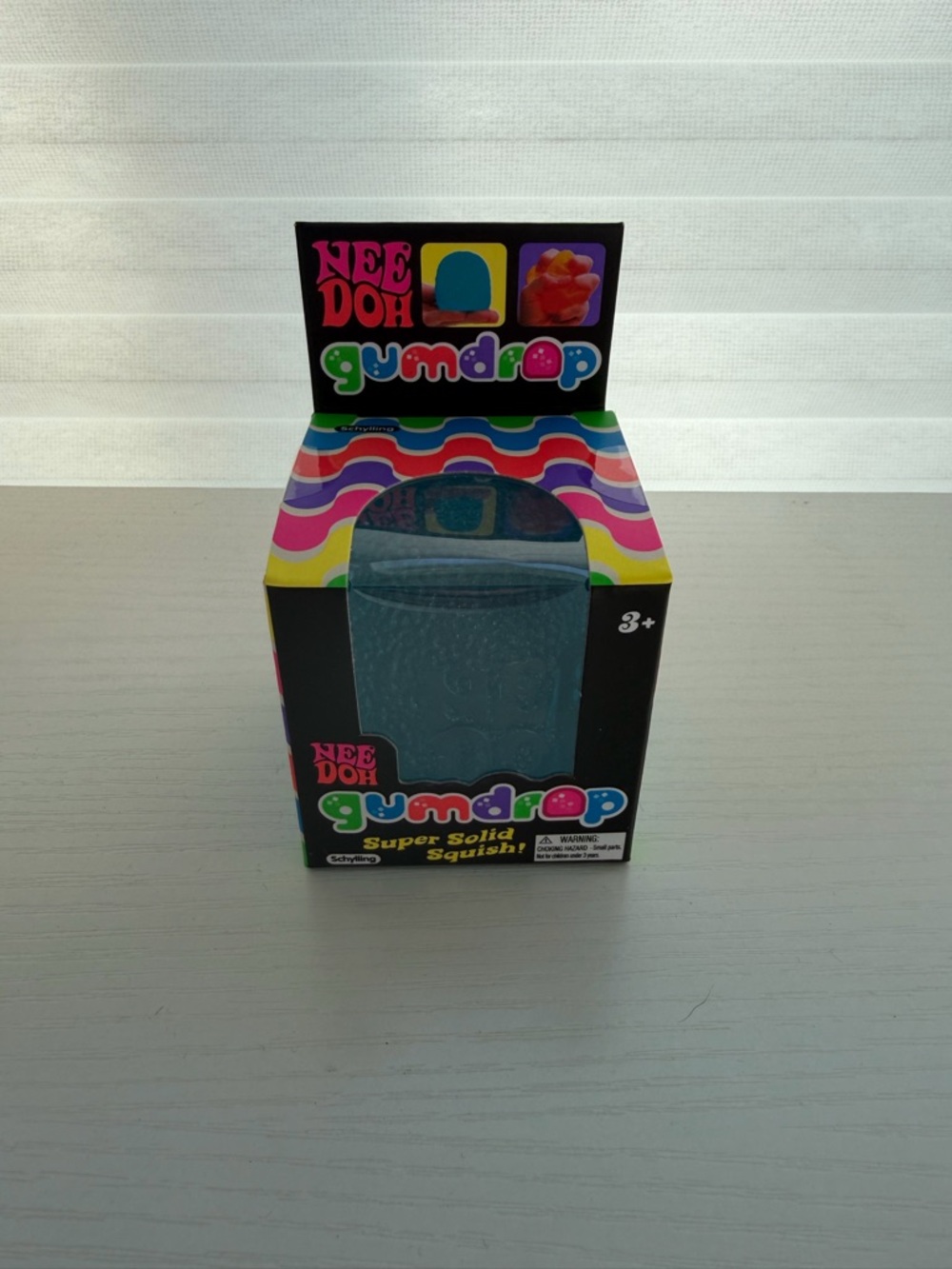 NeeDoh Gumdrop Super Solid Squish - Blue